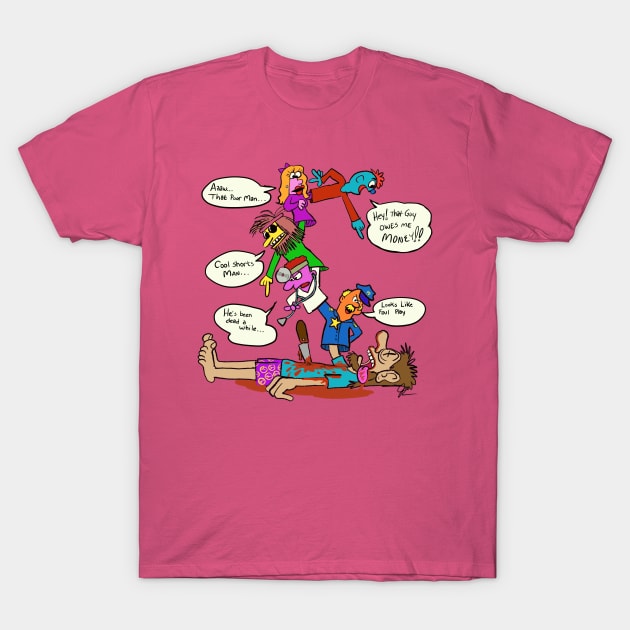 Under on the puppetry express T-Shirt by wolfmanjaq